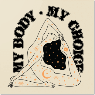 My Body My Choice Celestial Woman Posters and Art